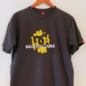 DC Vintage Skate T-Shirt, Medium, Black